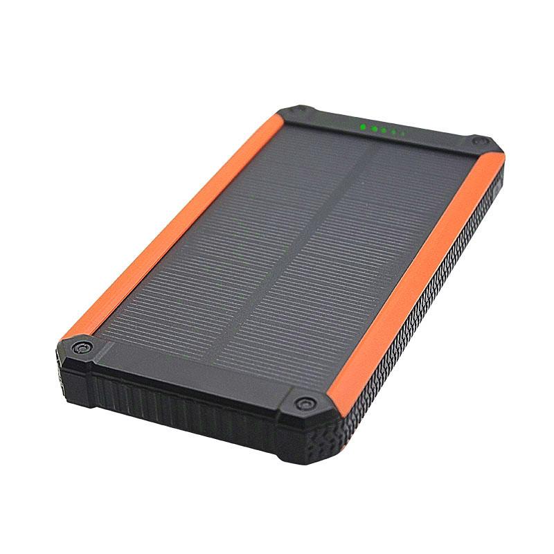 7000mAh Solar Power Bank Folding Foldable External Powerbank LED Solar Panel Pack Mobile Battery Charger