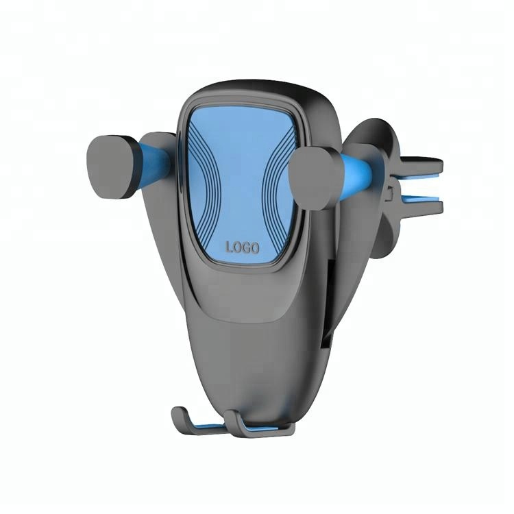 Custom logo 10W wireless charge car mount with air vent phone holder