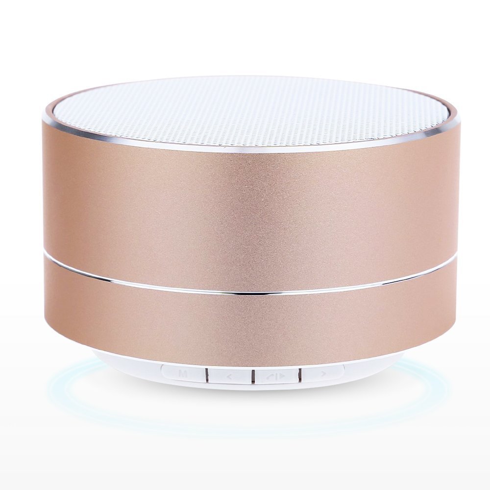 Portable led light Aluminium mini bluetooth speaker