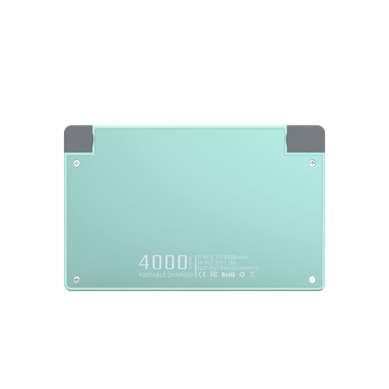 Portable Small Power Bank With Led Light 4000Mah